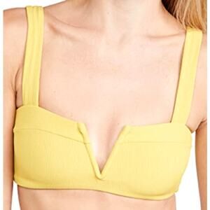 L*SPACE Lee Lee Bikini Top In Yellow S